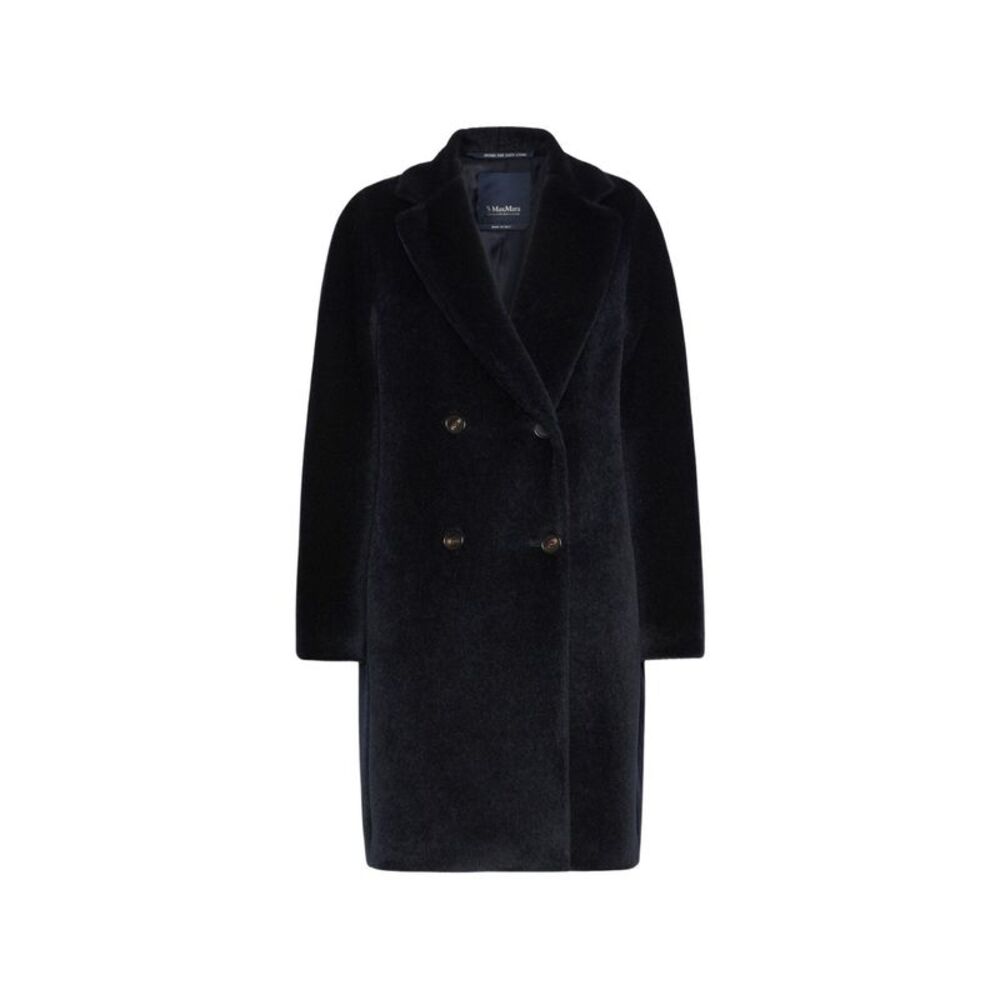 'S Max Mara Women Wool Double-Breasted Coat